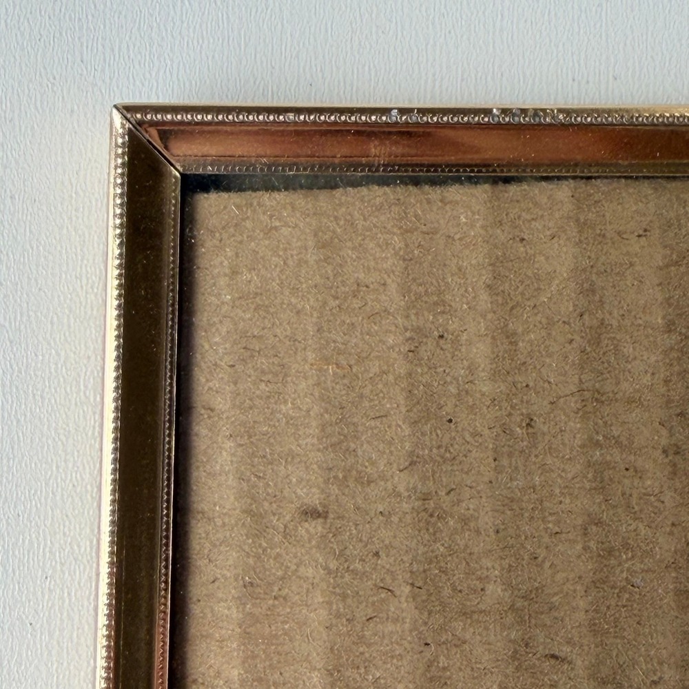 Vintage Gold Metal Picture‎ Frame 3x4 Ornate Old World Cottage French